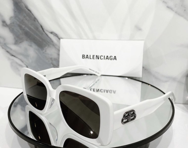 Mắt Kính Nữ Balenciaga Eyewear Paris Square-frame Sunglasses