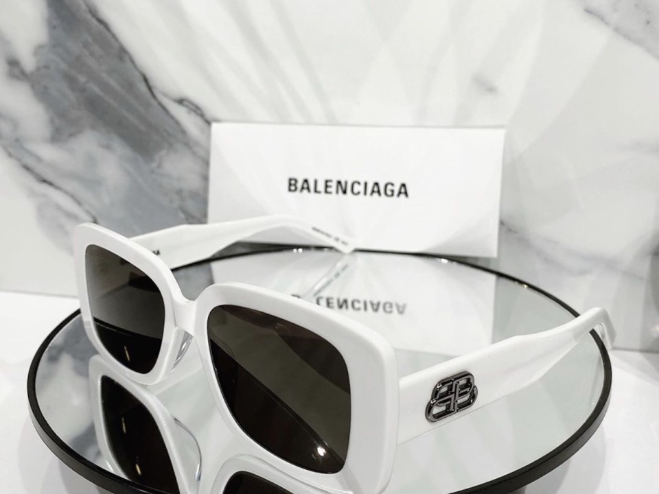 Mắt Kính Nữ Balenciaga Eyewear Paris Square-frame Sunglasses